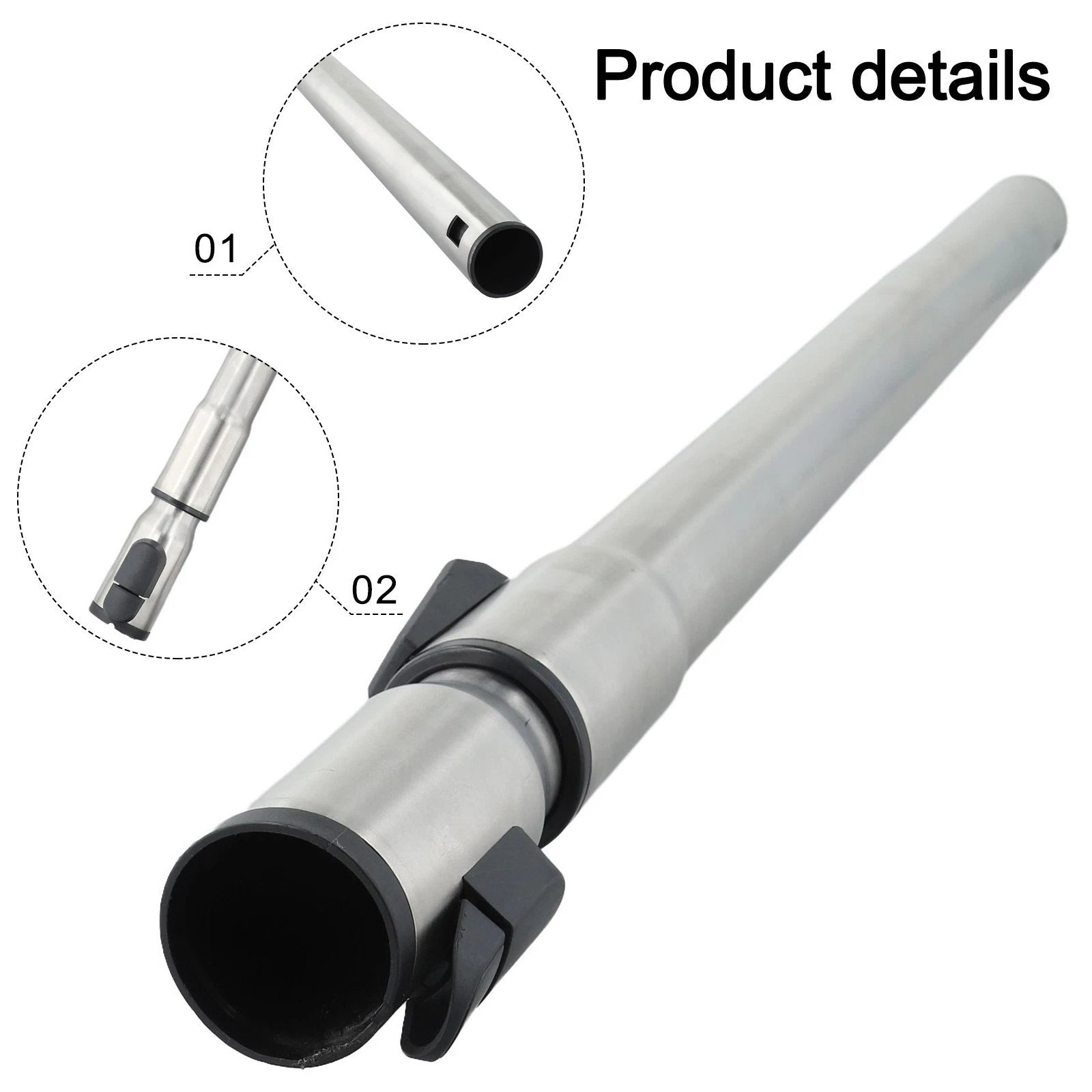 Adjustable Extension Pipe Telescopic Suction Tube Rectangular Hole