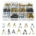 Set Of 240 Metal Car Clips For Boot Trim For Interior Mounting And