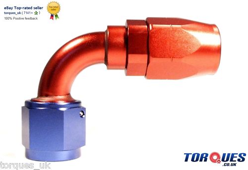 AN-8 90 Degree Swivel Seal Hose Fitting by Unbranded