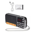 Portable Radio Supports Playing Mp3 Music From Tf Cards And Usb Flash