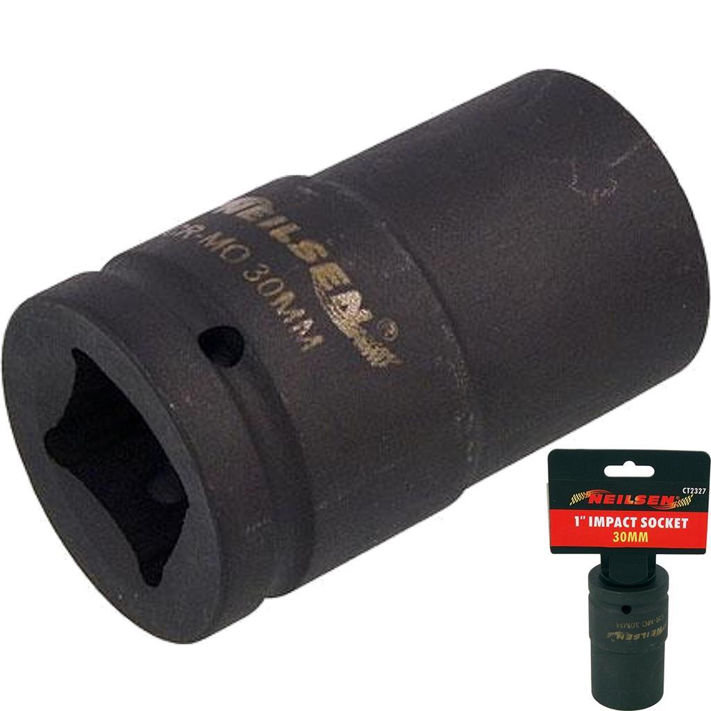 Neilsen 1" Drive Standard Deep Socket 30mm