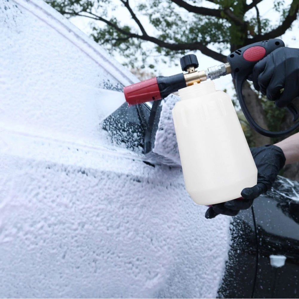 Wide Mouth 1l Car Wash Foam Bottle For Efficient Cleaning Without