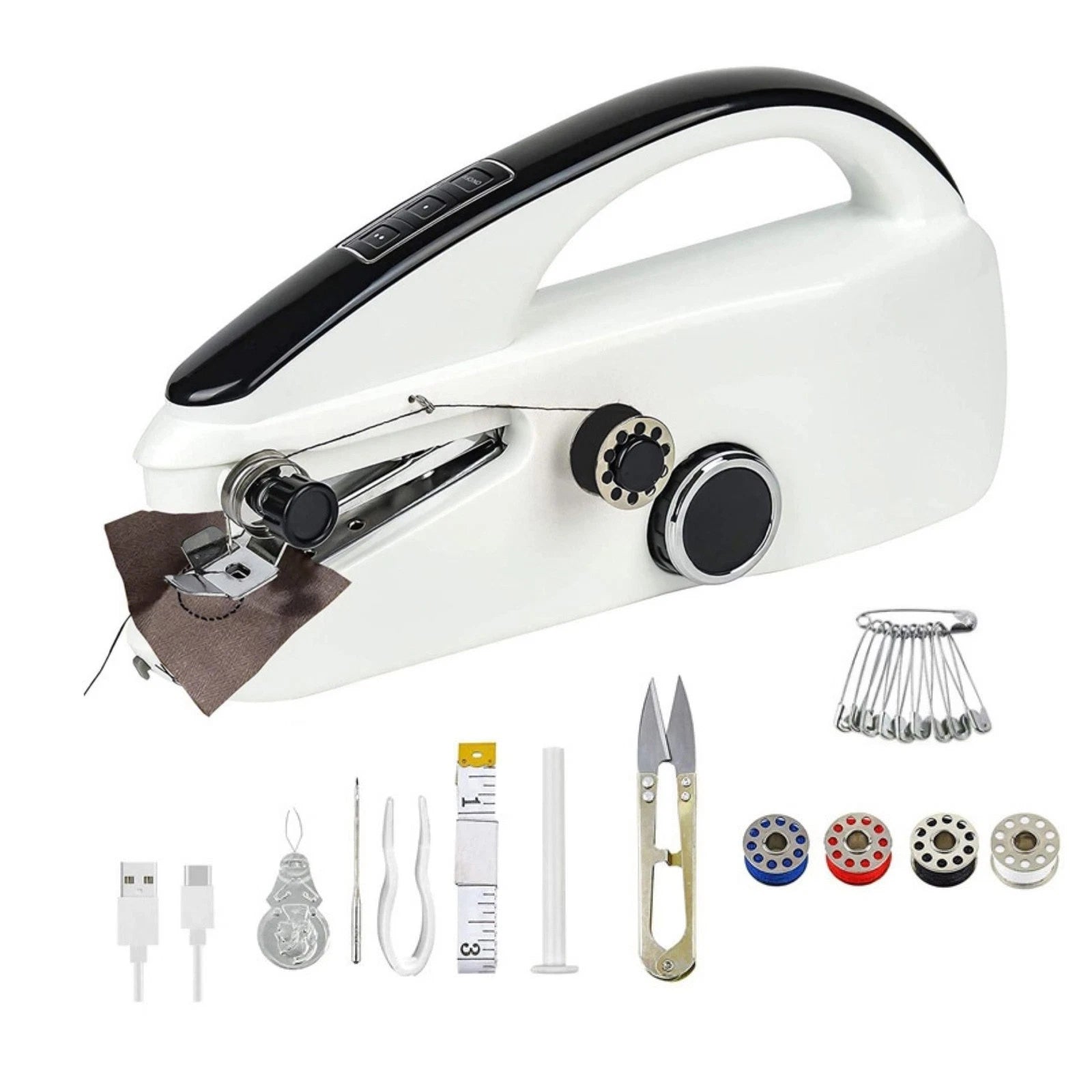 1 Set Brand New Sewing Machine Kit Usb/batteries Power Supply Easy To