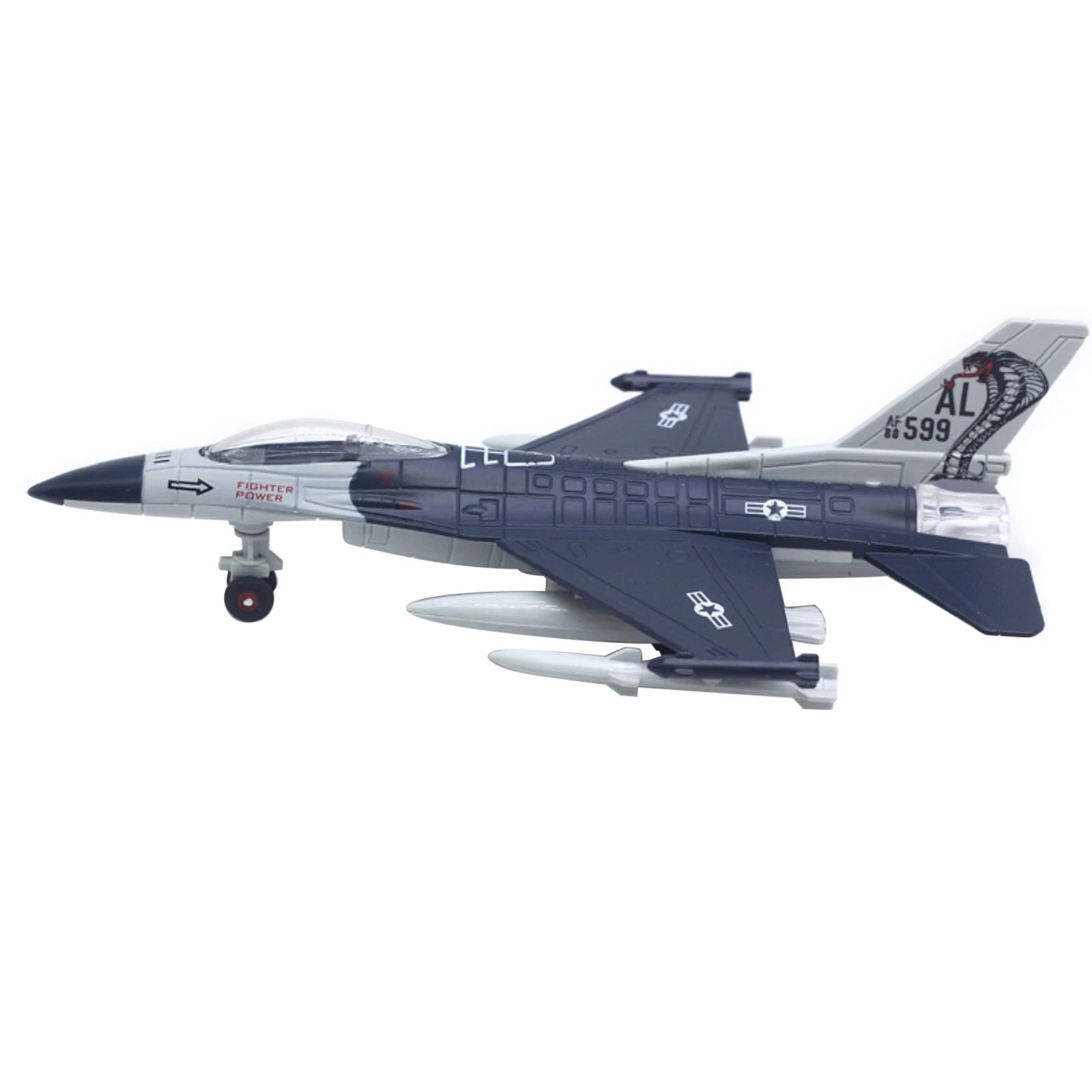 1/100 Lights&sound F16 Jet Aircraft Alloy Fighter Aircraft Plane