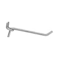 Peg Board Shelving Hooks 1/4 Inch Thick Pegboard Zinc 4 Inch Long