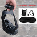 1 Set 30cm Charging Cable+battery Case+storage Pad For Dji Fpv Combo
