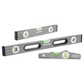 WORKPRO 3Piece Spirit Level Set 16" 24" 9" by WORKPRO
