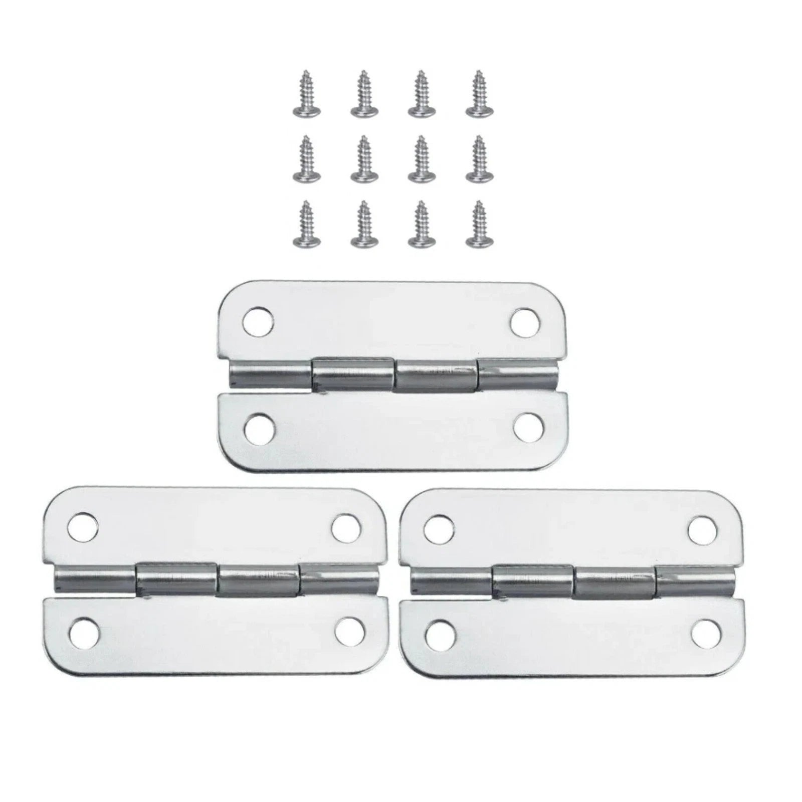 For Igloo Cooler Stainless Steel Hinge Set With Mounting Screws