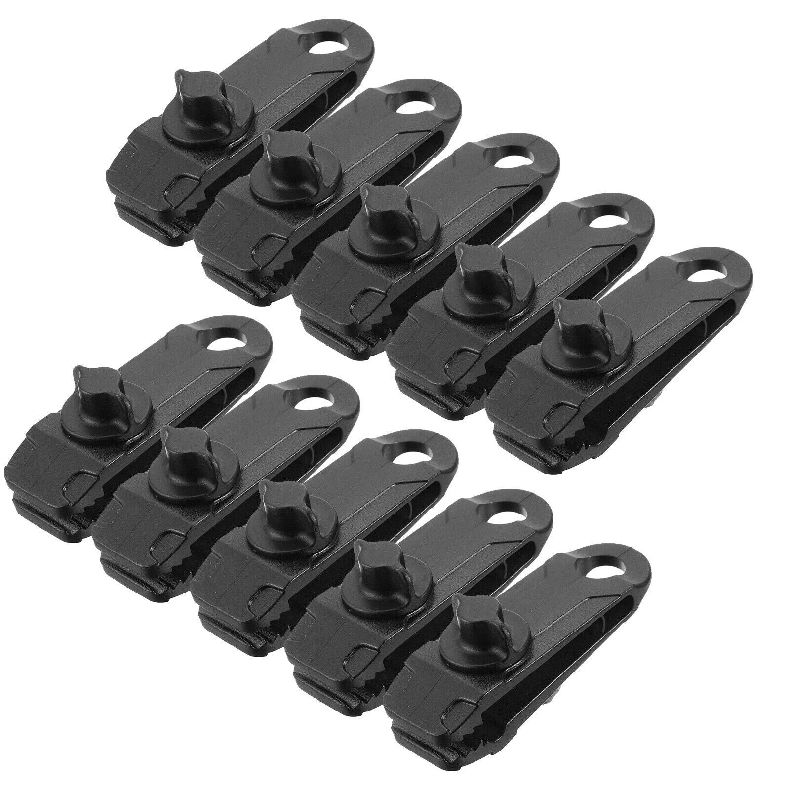 Heavy Duty Reusable Tent Tarp Tarpaulin Clips Clamps Buckle Camping