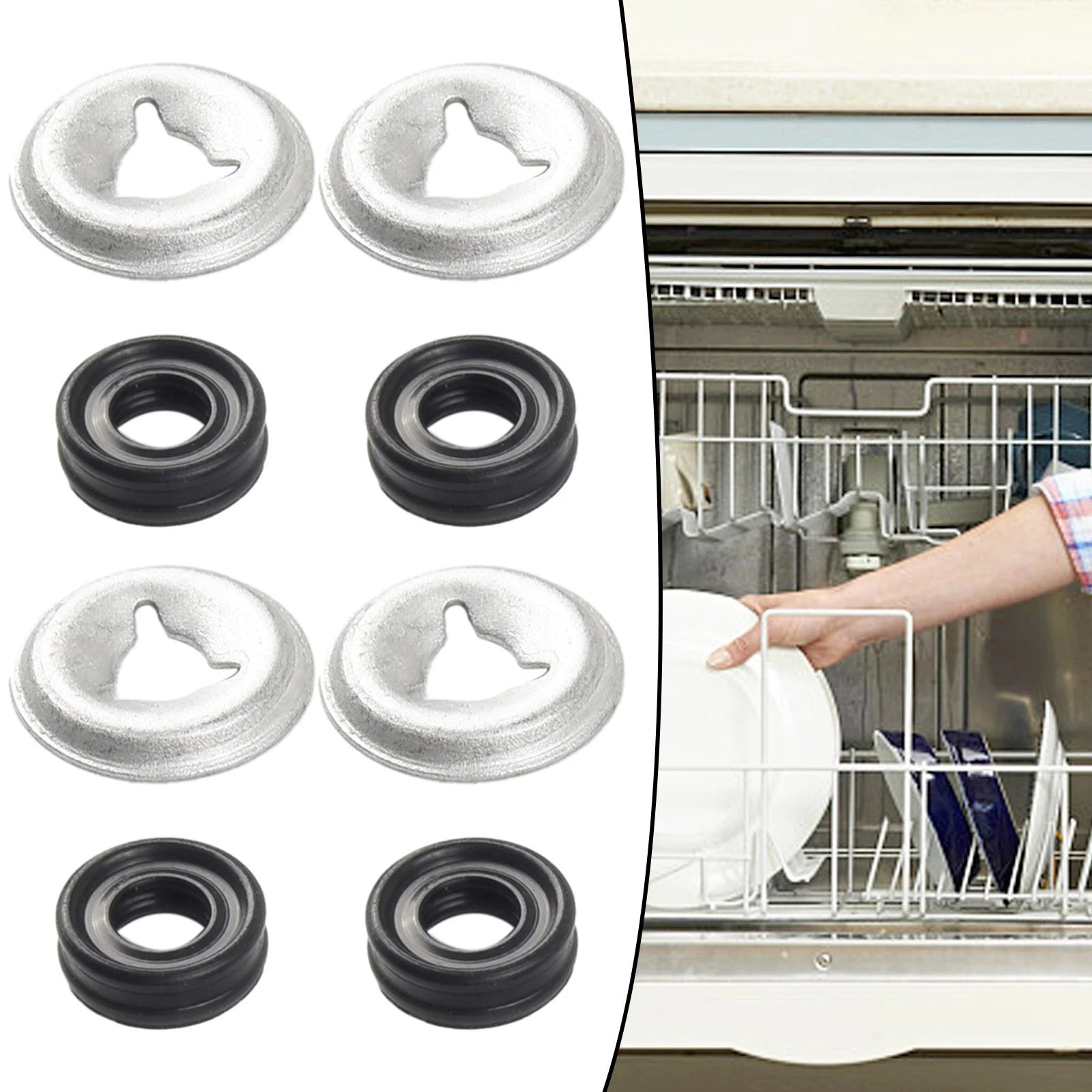 Practical Wr2x7054 Dishwasher Nut And Shaft Seal For Lasting