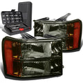 For 2007-2013 Gmc Sierra 1500 Pair Smoked/amber | Built Supply Co