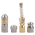 Pipeline Cleaning Nozzle Set Stainless Steel For Pressure Washer Use