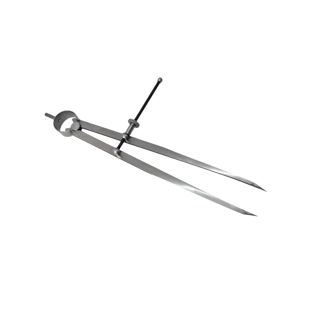 Divider 10" Steel Measuring Compass Gauge Jewelers Spring Tools -
