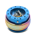 Nrg Aluminum Steering Wheel Quick Release Adapter 2.1 Blue/neo Chrome