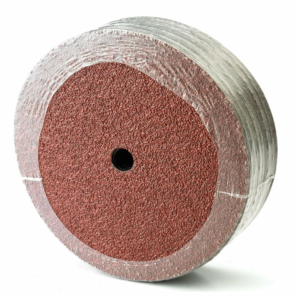 25 Pack - 9" Black Hawk 24 Grit A/O Resin Fiber Disc Grinding &amp; Sanding Discs