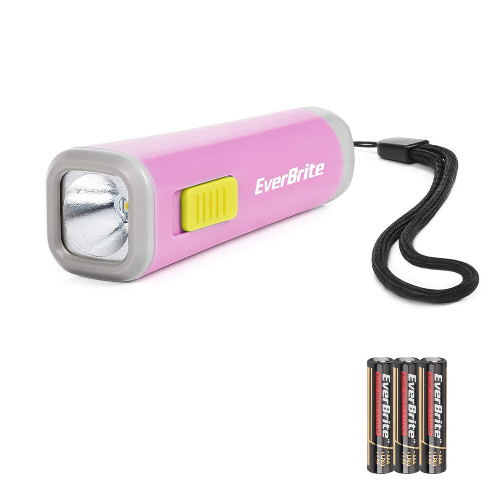 EverBrite Mini LED Flashlight Kid Flashlight Torch Lamp w/Lanyard 3AAA
