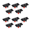 10pack 2 Way Stereo Speaker Terminal Strip Push Connector Plate Block