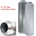 8" X 40" 1100CFM Hydro Air Carbon Filter Odor Control Scrubber Inline