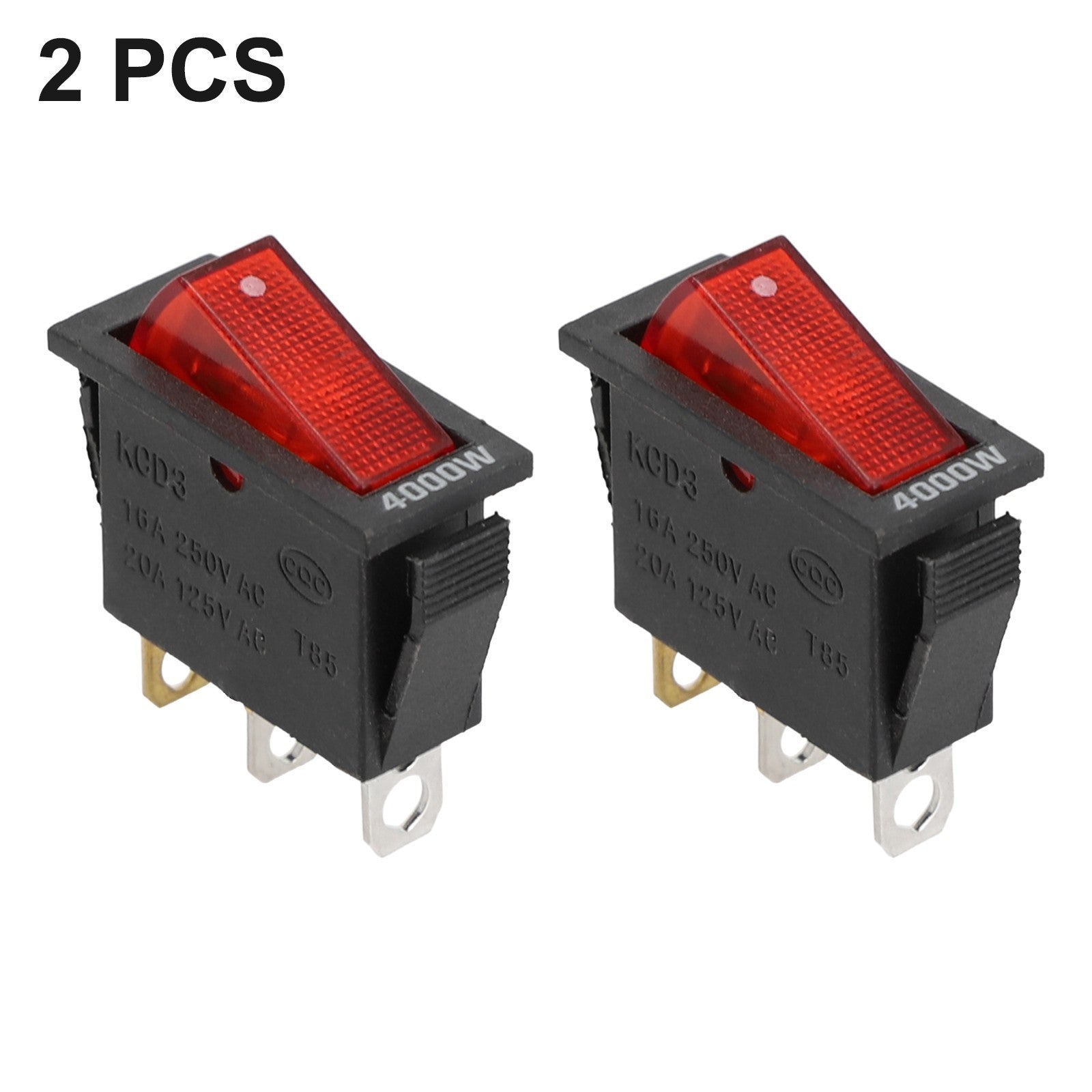 High Quality KCD3 Boat Car Rocker Switch Easy Installation 15A20A 250V\125VACOpe