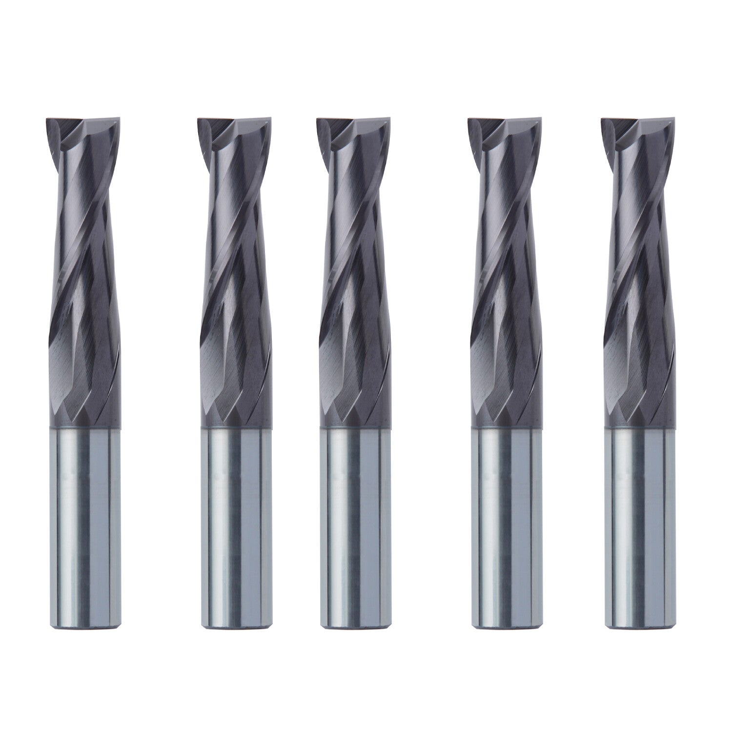 5pcs 1/8" Dia 3/8" Loc 2 Flute Carbide End Mill For All Steel Usa Sell