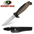 Mossy Oak Fixed Blade Outdoor Knife W/sheath 4" Stainless Steel Drop
