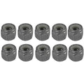 1/2"-13 Right Hand Nylon Insert Lock Nut, Stainless Steel Hex Nut -