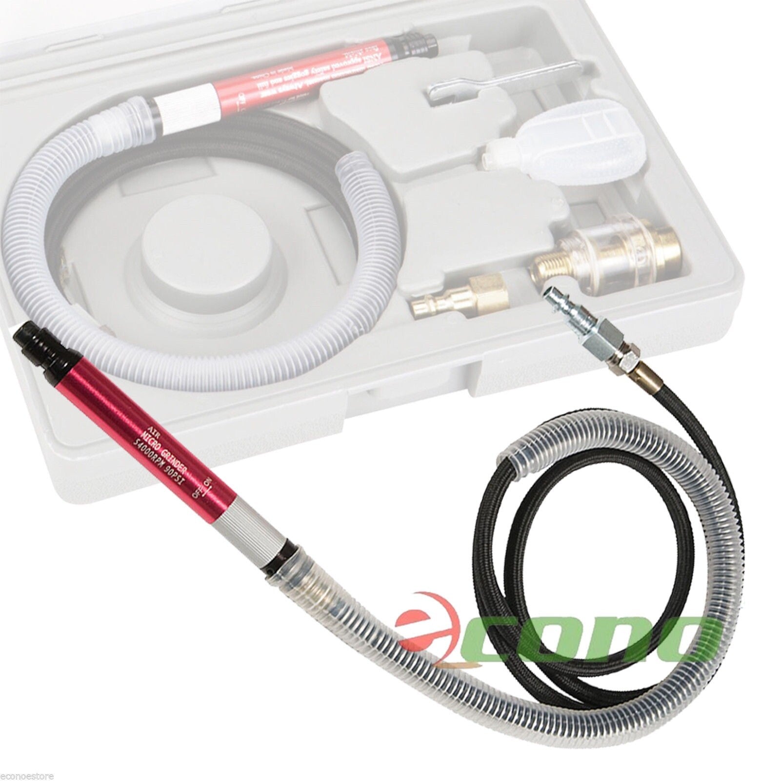 NEW Air Pencil Die Grinder Kit Micro Polisher Set by Unbranded