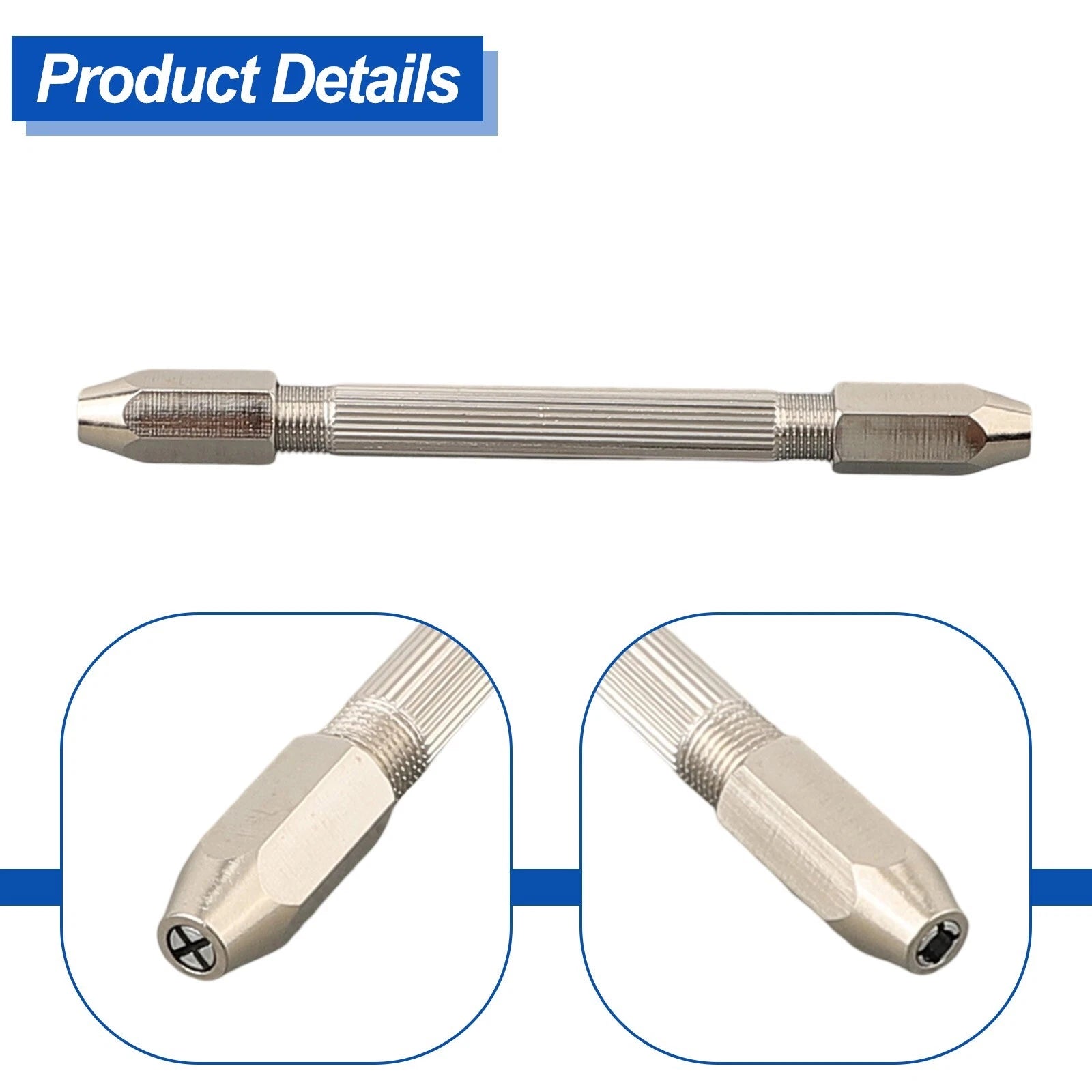 Punch Pin Vice Drill Bit Holder Hexagonal Double Holder Watch Repair