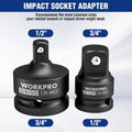 WORKPRO 2-Piece Impact Socket Adapter & Reducer Set by WORKPRO
