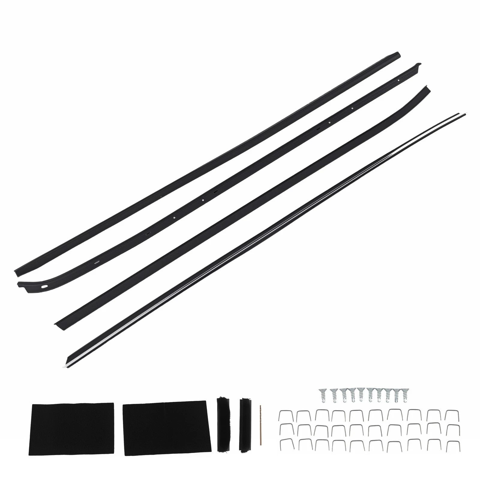 4Pcs Left &amp; Right Weatherstrip Trim for Chevy Camaro Pontiac Firebird