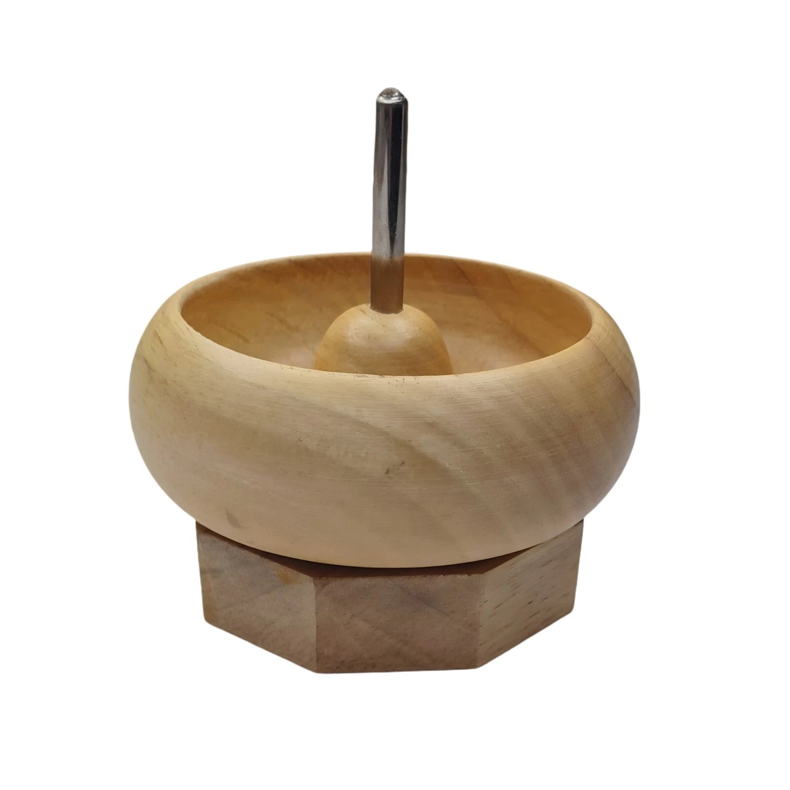 Wooden Mini Bead Spinner 3.62" X 3.62" X 3.62" -Jewelry Making