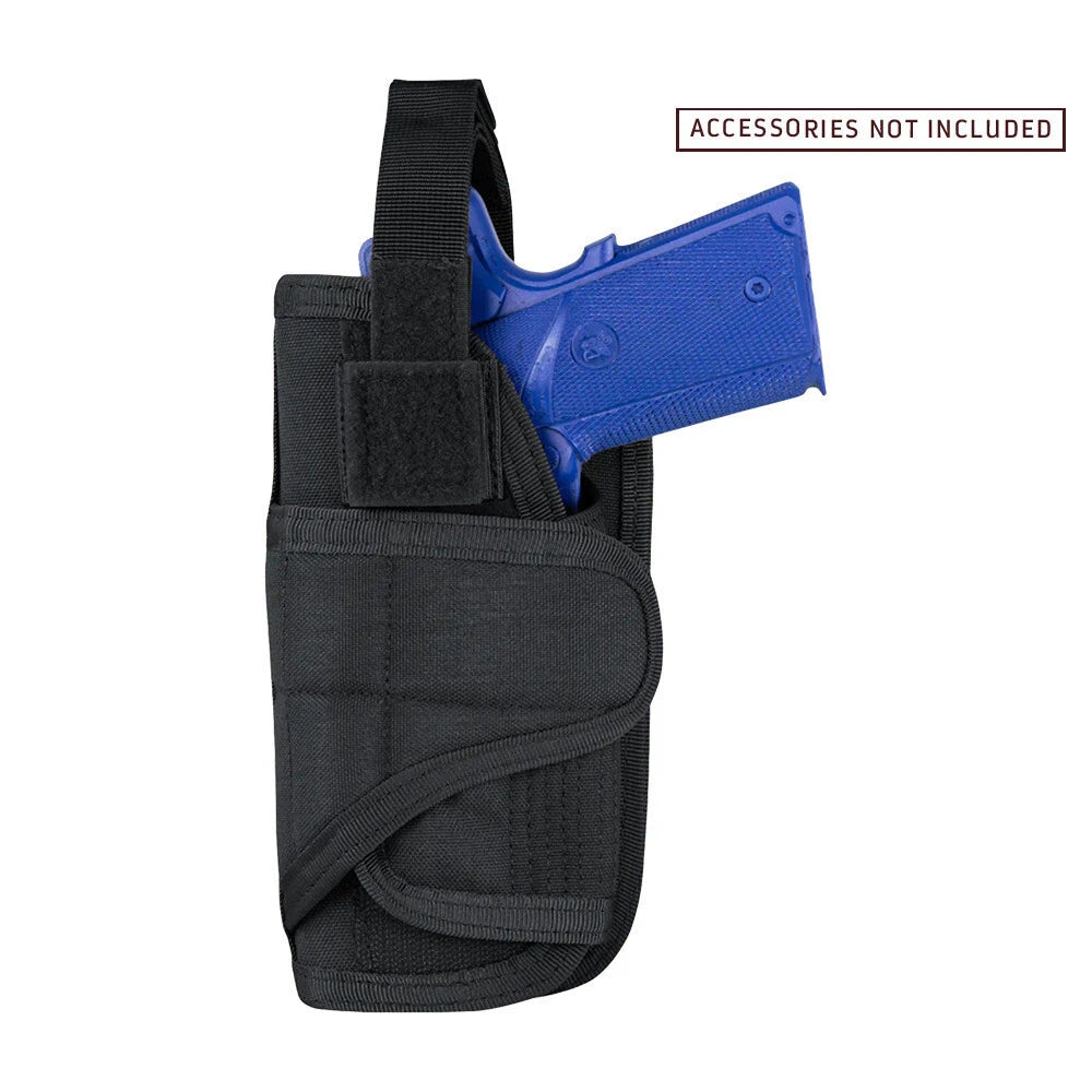 Vertical Universal Tactical Molle Modular Holster Black 8"h X 3.75"w