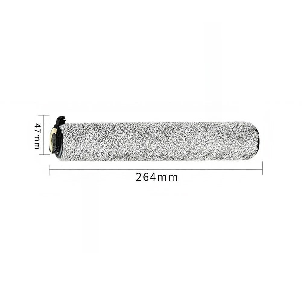 Robot Vacuum Part Roller Brush Sturdy Plastic Material Fiber Bristle