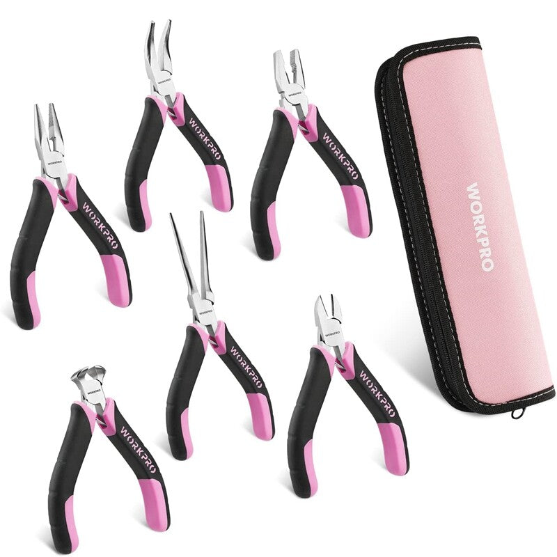 WORKPRO 6pc Mini Plier Set by WORKPRO