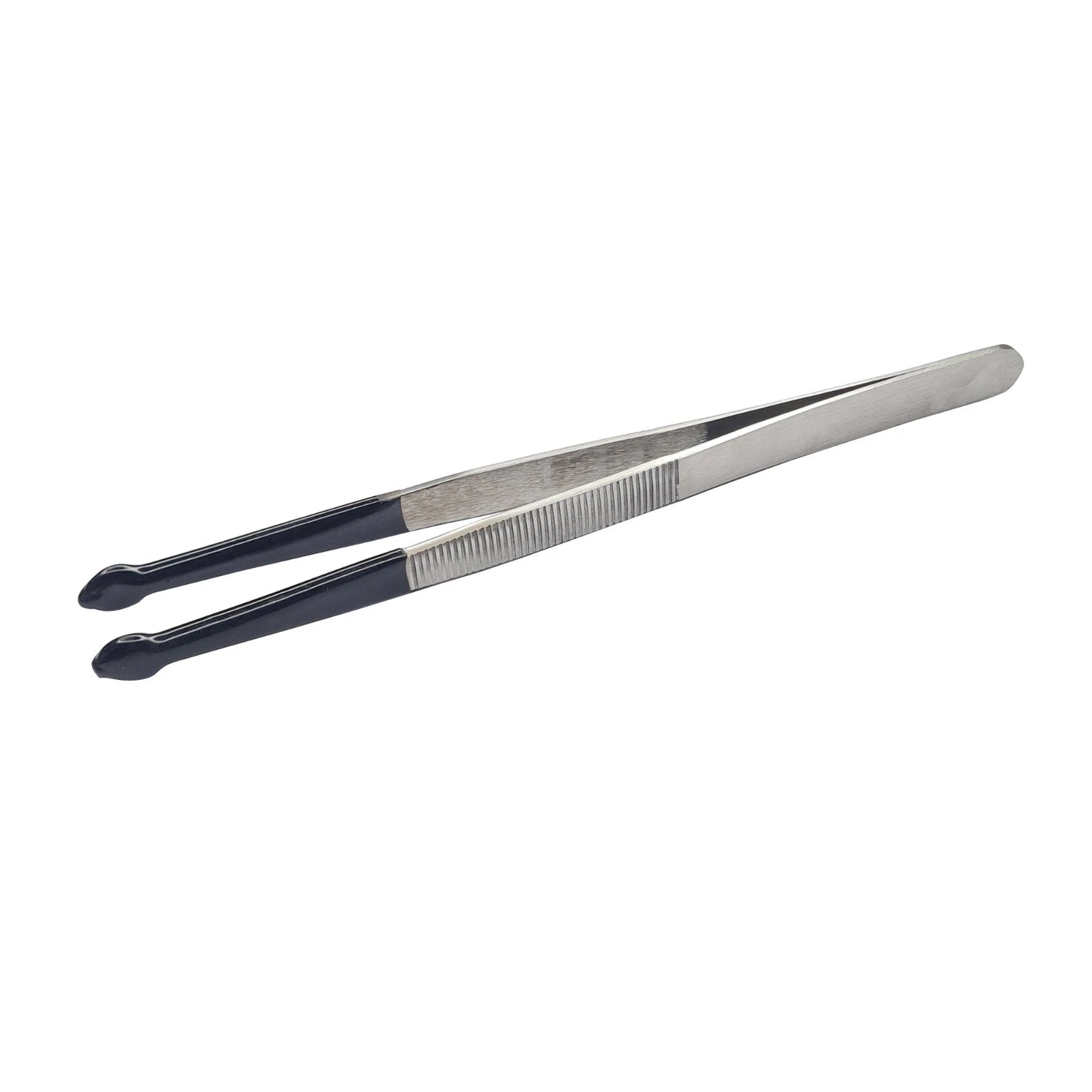 6 Inch Pearl Holding Handling Tweezers Rubber Coated - Jewelry Making