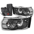 For 2002-2005 Dodge Ram Pickup Pair Black/clear | Built Supply Co