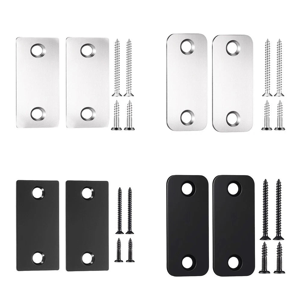 Stainless Steel Adjustable Door Strike Plate 1/2 Set Filler For