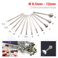 Diamond Round Burr Drill Bit Grinding for Jewellery