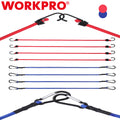 WORKPRO 24" Bungee Cord Alloy Hook Heavy Duty Strap Strong Elastic