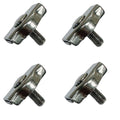 Simplex Single Bolt Wire Rope Clips Stainless Steel 1/16"-3/32" Wire