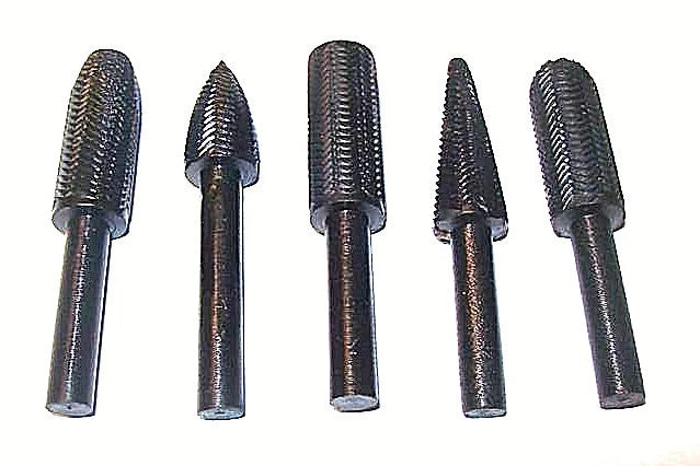Calhawk Alloy Steel Rasp File Burrs 1/4 Shank Metal