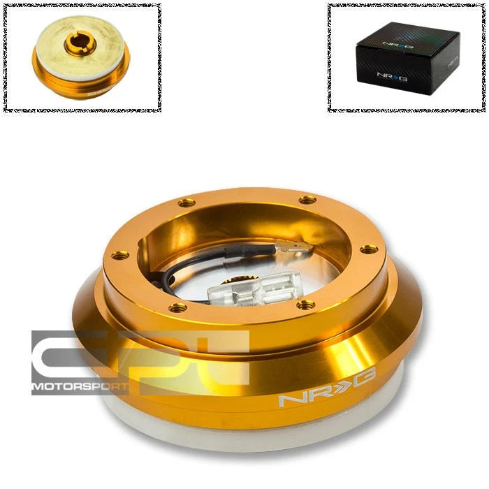 Nrg Steering Wheel 6-hole Rose Gold Ball Bearing Short Hub Adapter