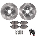 Rear Disc Brake Rotors Ceramic Pads for Dodge Grand Caravan Journey
