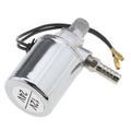 1/4 Chrome Plated Electric Air Solenoid Valve for 12V 24V For Truck Air SystemOp
