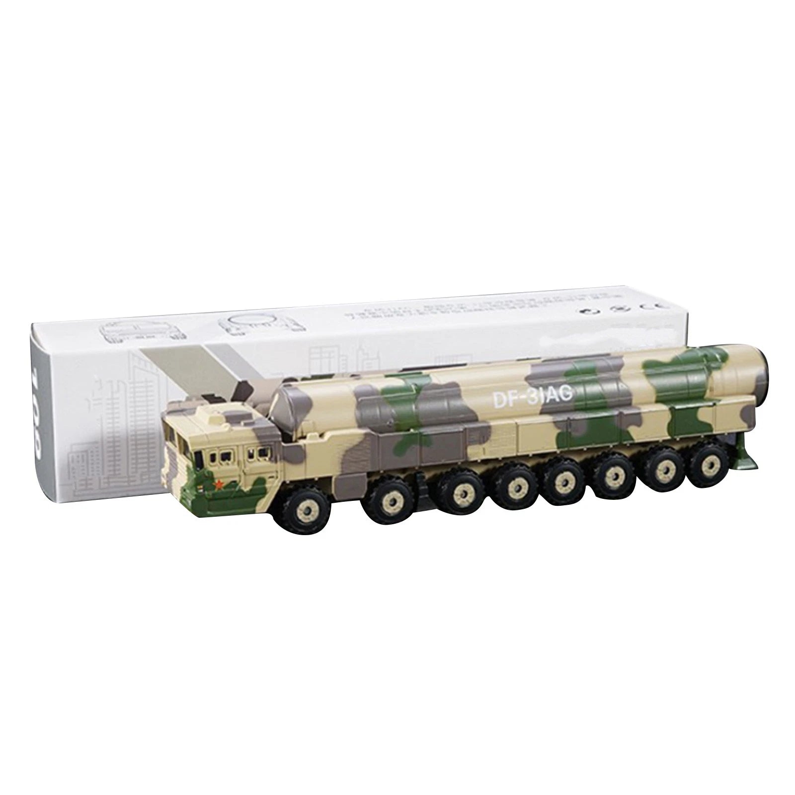 1:100 Dongfeng 31 Missile Vehicle Military Parade Model Simulation