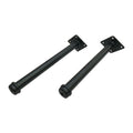 Shelf Support Pipe Style Faceout For Wall Mounted Pipeline Black 12''