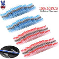 Solder Sleeve Heat Shrink Butt Wire Splice Connector Waterproof