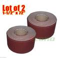 2pc 1-1/2" x 72" 150 Grit Aluminum Oxide Copper Pipe Clean Sanding Cloth Belt