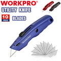 Workpro Premium Utility Knife Box Cutter Heavy Duty Quick Change