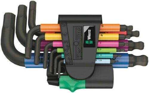 Wera Multi-Colour Short Ball End Hex Key Set